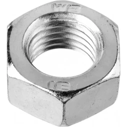 Гайка ЗУБР шестигранная DIN 934, класс прочности 8, оцинкованная, M12, ТФ6, 4 шт. 4-303536-12