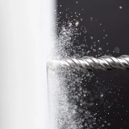 Бур по бетону, двойная спираль Denzel, 20 x 460 мм, три пылеотводящие кромки, 705049 купить в Кургане