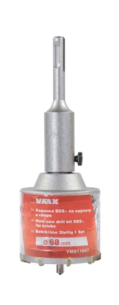 Коронка SDS+ ф68 мм по кирпичу в сборе VMX 511047 купить в Кургане