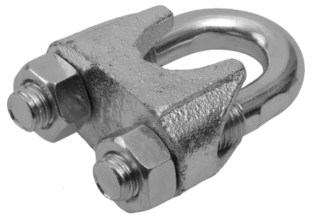 Зажим троса ЗУБР "ПРОФЕССИОНАЛ" DIN 741, оцинкованный, 19мм, 8 шт 4-304415-19 купить в Кургане