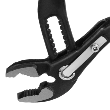 Клещи переставные 180 мм Matrix, кнопочный механизм, хром-ванадий, обливные рукоятки 17925 купить в Кургане