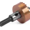 HSS-TiN коронка MESSER 32мм с центр. сверлом и толкающей пружиной для  лист. материала  до 2 мм ц/х купить в Кургане