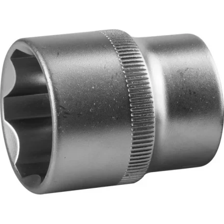 Торцовая головка ЗУБР &quot;МАСТЕР&quot; (1/2&quot;), Cr-V, SUPER LOCK, хроматированное покрытие, 24 мм 27725-24_z02 купить в Кургане