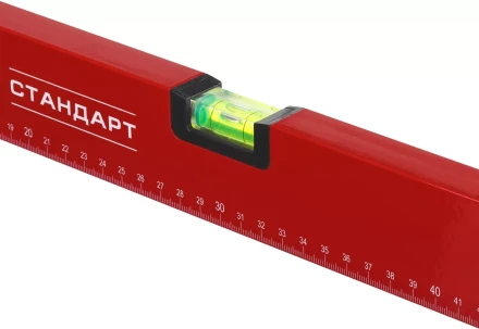 Уровень ЗУБР "СТАНДАРТ" коробчатый, 2 противоударные ампулы, 100см 34588-100 купить в Кургане