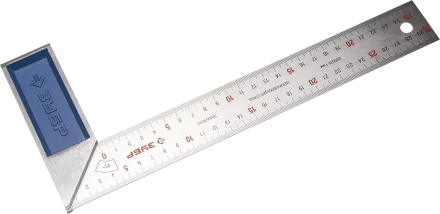 Усиленный столярный угольник ЗУБР 250 мм Профессионал 34393-25 купить в Кургане