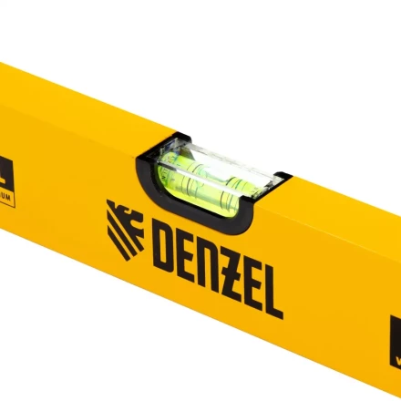 Уровень алюминиевый, 1200 мм, фрезерованный, 3 глазка Denzel 33684 купить в Кургане