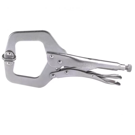 Зажим ручной увеличенный захват подвижные губки 270 мм Сибртех 18426 купить в Кургане