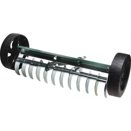 Грабли RACO садовые аэраторные, на колесах, оцинков., 12 зубцов, 400 мм 4230-53843 купить в Кургане