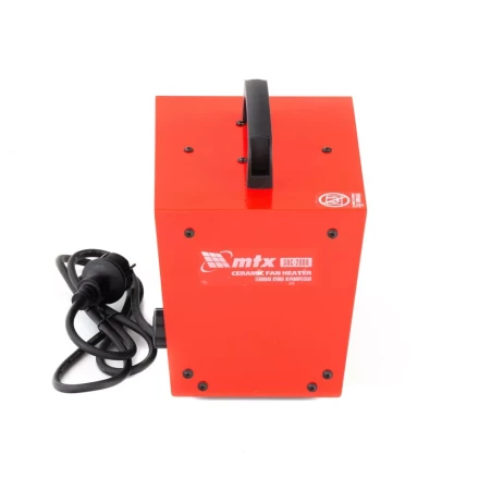 Тепловая пушка керамическая SHC-2000, квадратная, 230 В, 120 м3/ч, 1/2 кВт MTX 96422 купить в Кургане