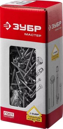 Саморезы по дереву, белый цинк, 3.5x45мм, 300шт, ЗУБР Мастер 4-300371-35-045 4-300371-35-045 купить в Кургане