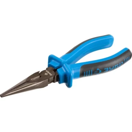 Тонкогубцы ЗУБР эксцентриковое расположение шарнира, особостойкое спец. покрытие Н12Х1 (никель/хром), двухкомпонентные рукоятки, 160мм 2201-3-16_z01 купить в Кургане
