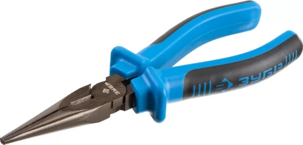 Тонкогубцы ЗУБР эксцентриковое расположение шарнира, особостойкое спец. покрытие Н12Х1 (никель/хром), двухкомпонентные рукоятки, 160мм 2201-3-16_z01 купить в Кургане