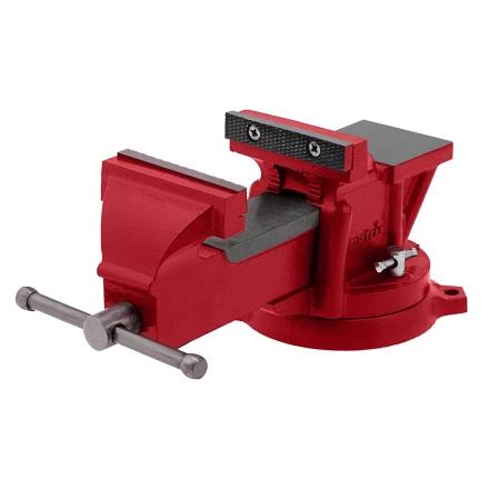 Тиски слесарные, 100 мм, поворотные, с наковальней// Matrix 18600 купить в Кургане