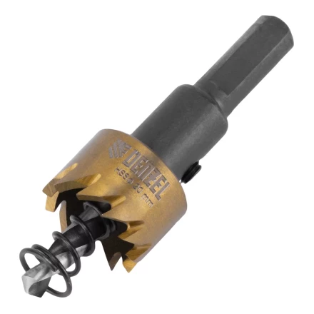 Коронка по металлу HSS, 20 мм, нитридтитановое покрытие Denzel 724101 купить в Кургане