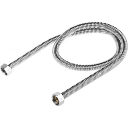 Подводка ЗУБР &quot;ЭКСПЕРТ&quot; сильфонная из нержавеющей стали, для воды, г/г (гайка-гайка), 1/2&quot;, 1,0м 51011-G/G-100 купить в Кургане