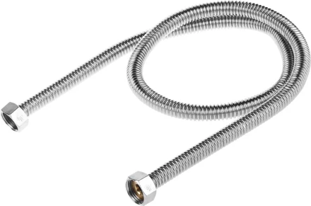 Подводка ЗУБР &quot;ЭКСПЕРТ&quot; сильфонная из нержавеющей стали, для воды, г/г (гайка-гайка), 1/2&quot;, 1,0м 51011-G/G-100 купить в Кургане