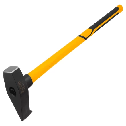 Колун-кувалда 3000 г Denzel 21851, кованая, фибергласовая  рукоятка c TPR покрытием, 880 мм купить в Кургане