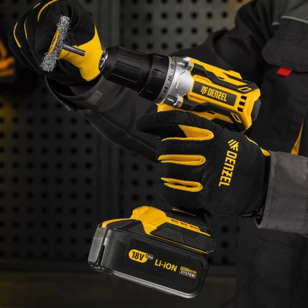 Щетка для дрели, 50 мм, Плоская, со шпилькой, нержавеющая витая проволока Denzel 744623 купить в Кургане