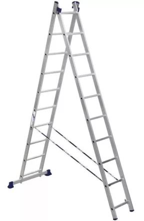Лестница 2-х секционная алюминиевая 2*10 1013298 купить в Кургане