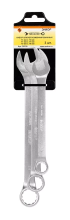 Набор ключей комбинированных 3 шт. Энкор 26239 26239 купить в Кургане
