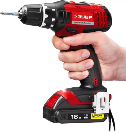 Дрель-шуруповерт 2 АКБ ДА-18-2-Ли КНМ2 серия МАСТЕР купить в Кургане