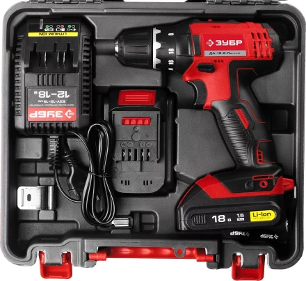 Дрель-шуруповерт 2 АКБ ДА-18-2-Ли КНМ2 серия МАСТЕР купить в Кургане