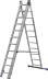 Лестница ЗУБР универсальная, трехсекционная со стабилизатором, 11 ступеней 38831-11 купить в Кургане