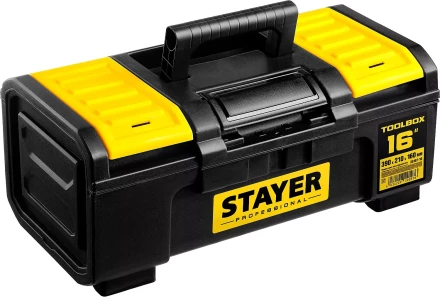 Ящик для инструмента &quot;TOOLBOX-16&quot; пластиковый, STAYER Professional 38167-16 купить в Кургане