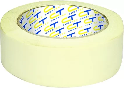 Лента малярная 48 мм х 25 м на бумажной основе  СИБРТЕХ 88832 купить в Кургане