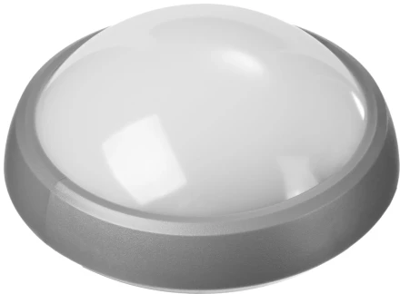 Светильник STAYER "PROFI" PROLight светодиодный, влагозащищенный IP65, пластиковый корпус, PC, влагозащищенный, круг, металлик, 4000К, 7(60Вт) 57362-60-S купить в Кургане
