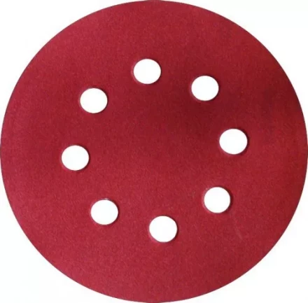 Шлифкруги Ф125 мм К400 на липучей основе с отверстиями 5 штук для дерева и металла 20209 купить в Кургане