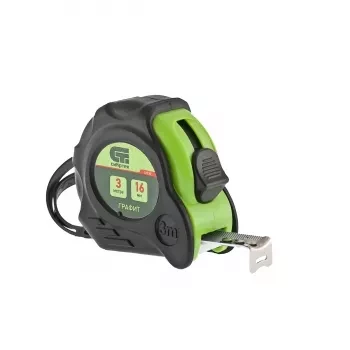 Рулетка Графит, обрезиненный корпус, амортизатор, 3 м х 16 мм  СИБРТЕХ 32530 купить в Кургане