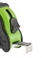 Рулетка Графит, обрезиненный корпус, амортизатор, 3 м х 16 мм  СИБРТЕХ 32530 купить в Кургане