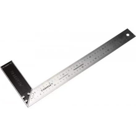 Угольник STAYER &quot;PROFI&quot; столярный, гравированная шкала, нержавеющее полотно 37мм, 400мм 3431-40_z01 купить в Кургане