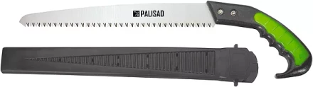 Ножовка садовая 300 мм 2-х компонентная рукоятка + ножны подвес для поясного ремня PALISAD 236035 купить в Кургане