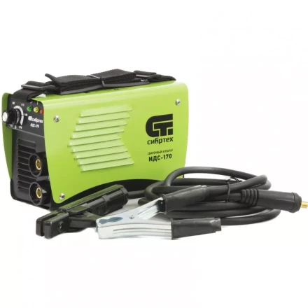 Аппарат инверторный дуговой сварки СИБРТЕХ ИДС-170 94375 купить в Кургане