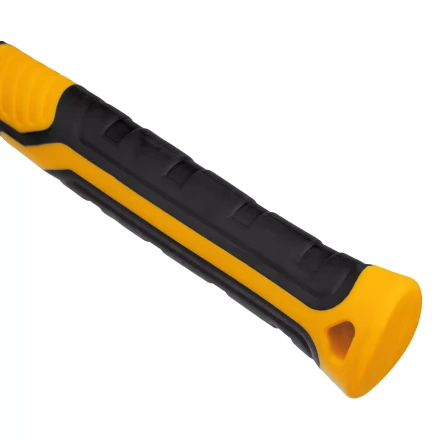 Киянка резиновая, 450 г, черно-белая, фибергласовая рукоятка c TPR покрытием Denzel 11102 купить в Кургане