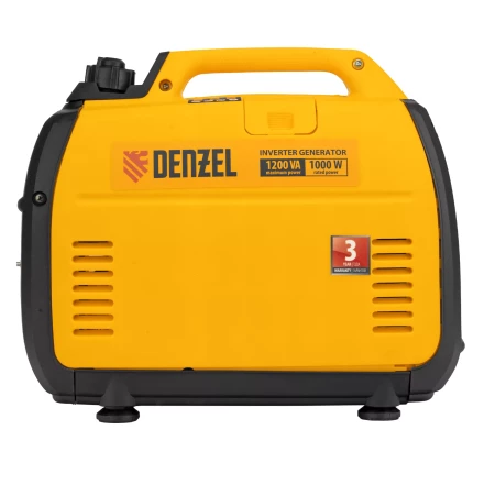 Генератор инверторный Denzel GT-1200iS, 1.2 кВт, 230 В, бак 2.4 л, закрытый корпус, ручной старт купить в Кургане