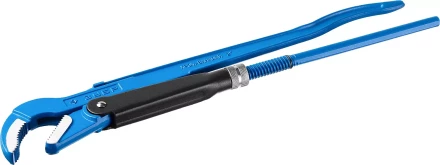 Ключ трубный рычажный ЗУБР &amp;quot;ПРОФЕССИОНАЛ&amp;quot;, изогнутые губки, цельнокованый, Сr-V, № 3,  2&amp;quot; 27337-3_z01 купить в Кургане