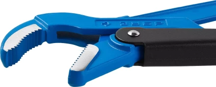 Ключ трубный рычажный ЗУБР &amp;quot;ПРОФЕССИОНАЛ&amp;quot;, изогнутые губки, цельнокованый, Сr-V, № 3,  2&amp;quot; 27337-3_z01 купить в Кургане