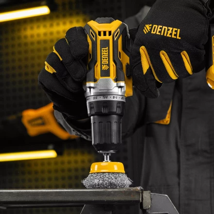 Щетка для дрели, 50 мм, Чашка, со шпилькой, нержавеющая витая проволока Denzel 744633 купить в Кургане