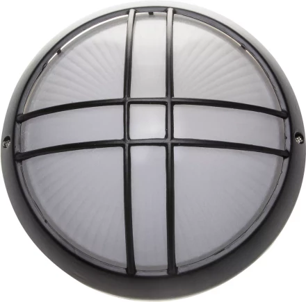 Светильник уличный СВЕТОЗАР "ОРБИТА" влагозащищенный, цвет черный, 100Вт SV-57313-B купить в Кургане