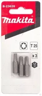 Биты Makita Тоrх Т25 25мм 3шт (B-23628) купить в Кургане