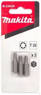 Биты Makita Тоrх Т25 25мм 3шт (B-23628) купить в Кургане