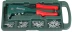 Заклепочник, KRAFTOOL &quot;NX-5&quot; 31173-H6, усиленный литой к d=2,4-4,8 мм - Al и сталь, d=2,4-4,0 - нерж сталь, в боксе, с набором заклепок 31173-H6 купить в Кургане