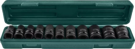 Набор головок торцевых ударных 1/2&quot;DR 10-24мм  11предметов Jonnesway S03A4111S 47183 купить в Кургане