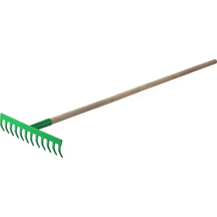 Грабли РОСТОК садовые с черенком, 12 прямых зубцов 421901-12 купить в Кургане