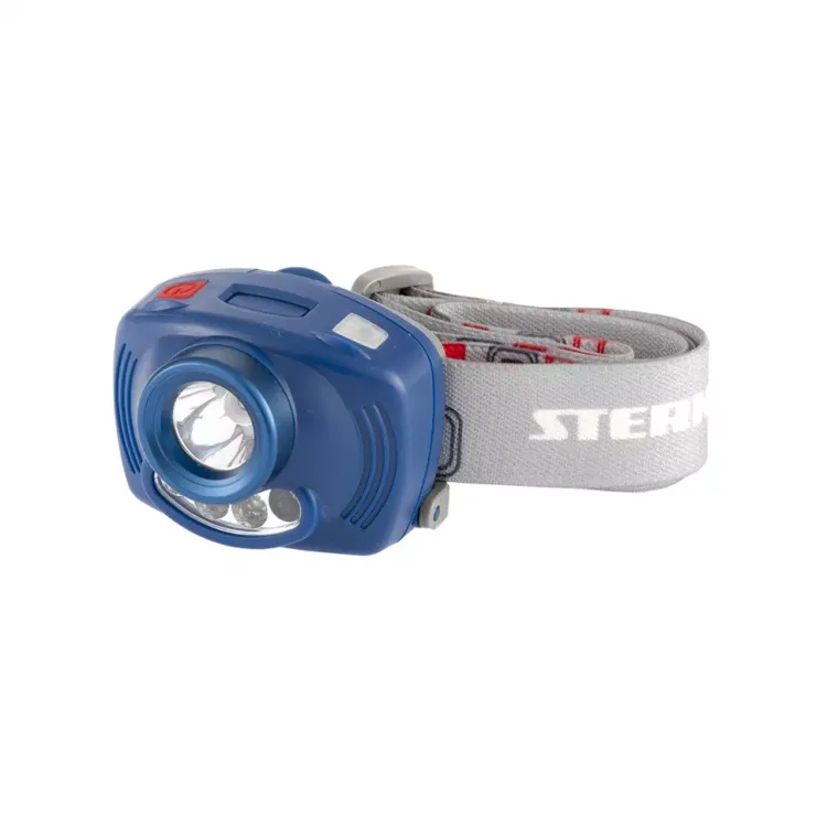 Фонарь налобный Extreme ABS 3 режима ИК сенсор CREE XP-E LED 3 Вт 120 Лм + 2 red 8 ч 3хААА Stern 90566 купить в Кургане
