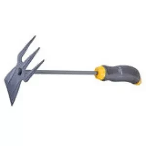 Мотыжка комбинир профиль &quot;трапеция&quot; и 3-зубая эргономичная двухкомп. рукоятка  PALISAD LUXE 62379 купить в Кургане