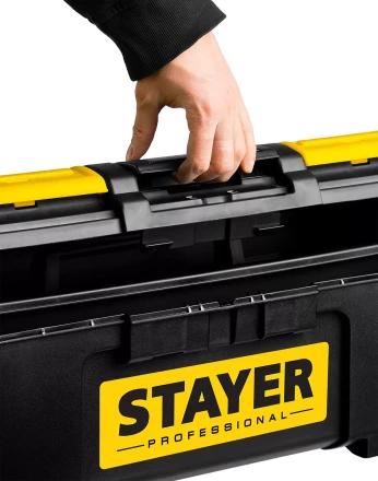 Ящик для инструмента &quot;TOOLBOX-19&quot; пластиковый, STAYER Professional 38167-19 купить в Кургане